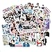 Kpop BTS - Juego de 77 pegatinas BTS Map of The Soul 7 pegatinas dinámicas BTS de dibujos animados para portátil y teléfono móvil