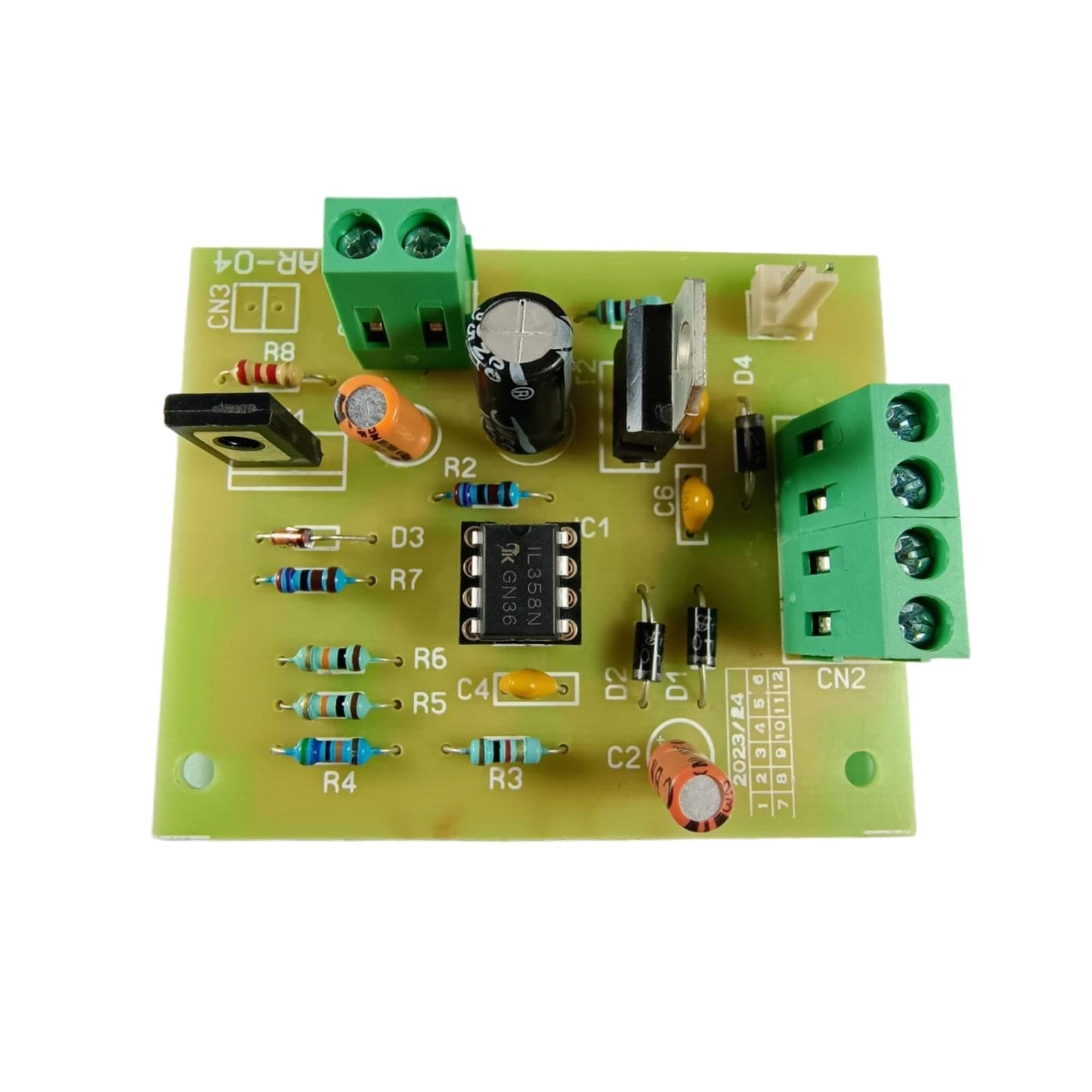 Sairan PCB for Zatka Machine, 12V, with IL358N Op-Amp, Screw Terminal Connectors-picture-15