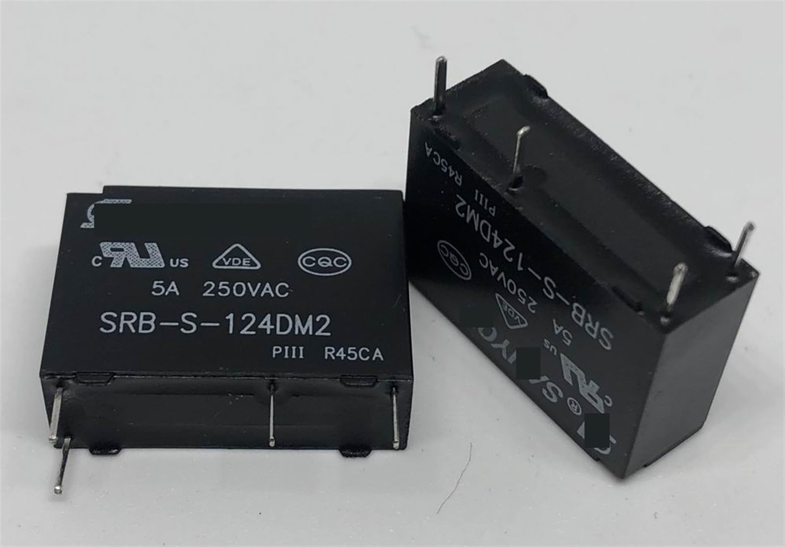 Relé electromecánico de 4 pines SRB-S-124DM2 para PCB de 24V 3