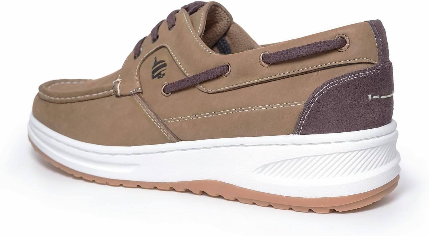 Casual Loafers for Men, Mens Boat Shoes, 3-Eyelet, Cushioned Insole, Faux Leather - Image 6