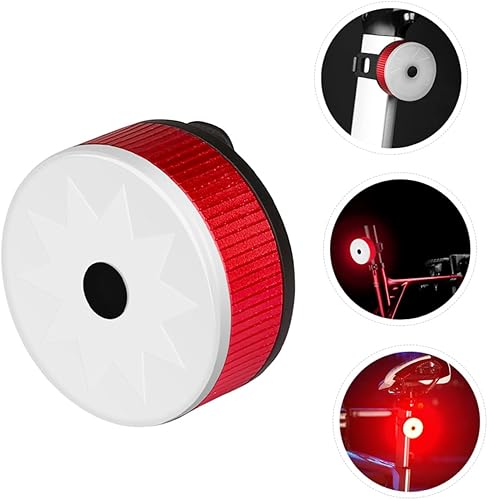 Miniatura 9 de Luz trasera LED recargable por USB, lámpara de advertencia de seguridad portátil con modos de flash y luz trasera ligera de advertencia de bicicleta