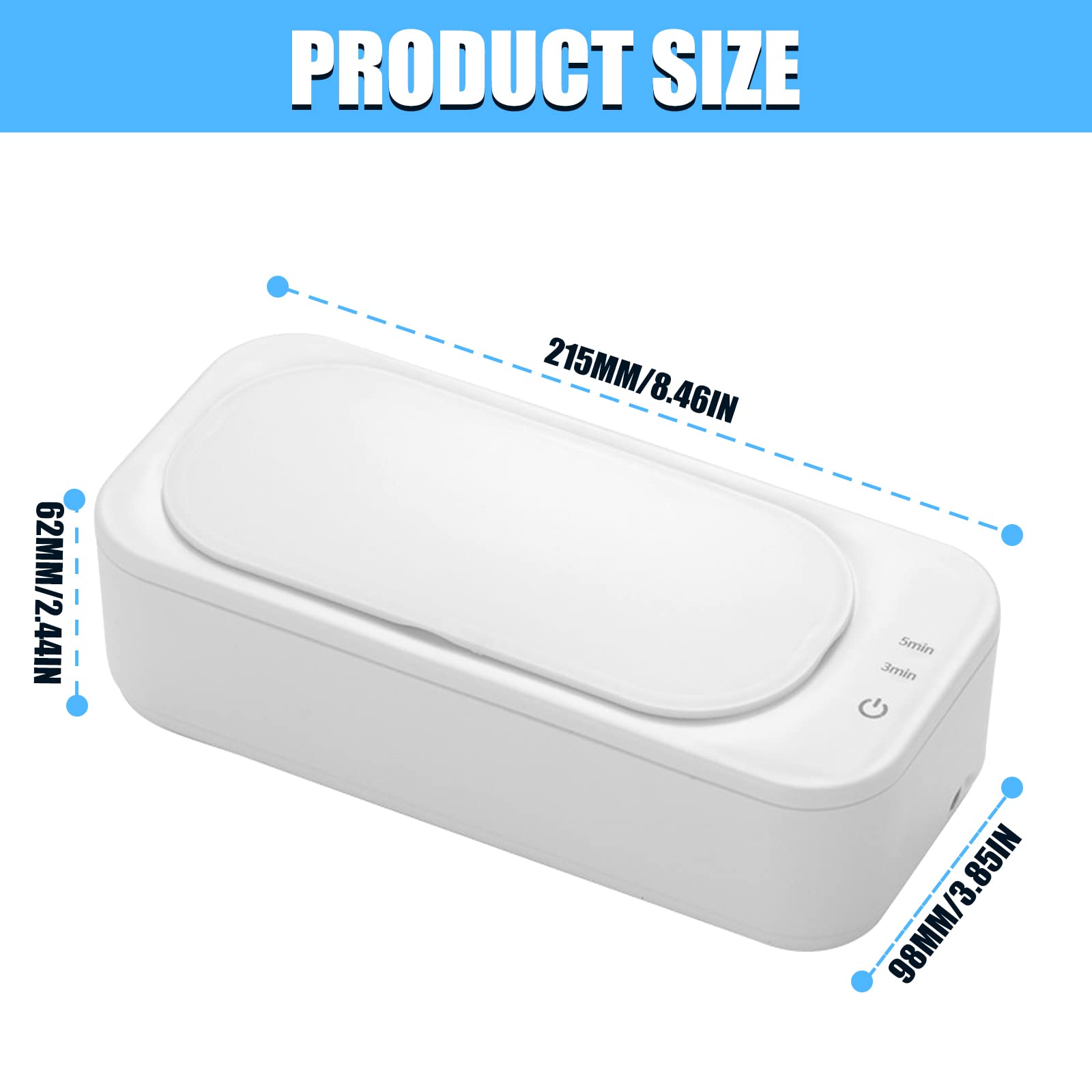 Ultrasoon reinigingsapparaat, 45000 Hz, ultrasone reiniger