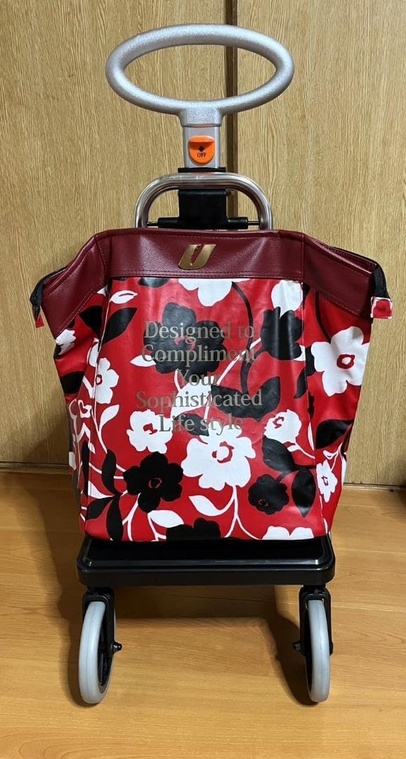 おしゃれな花柄ショッピングカートショッピングカート シルバーカー