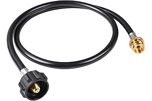 SHINESTAR Propane Grill Adapter Hose (4 ft Long)