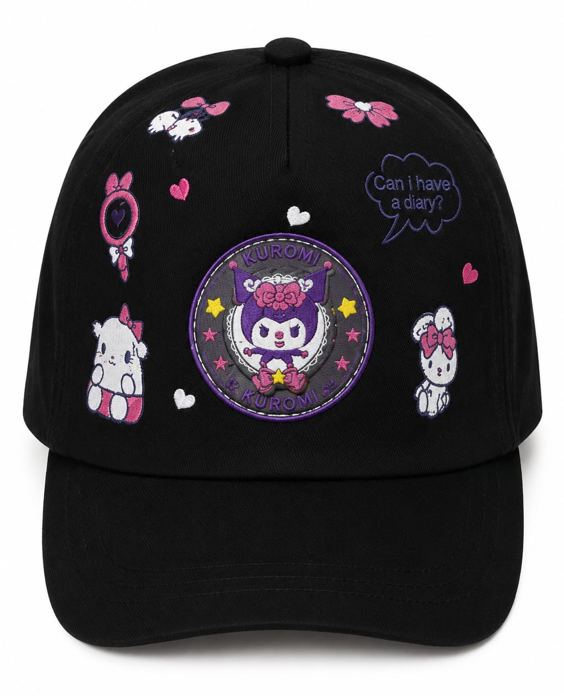 Doll Cartoon Character Black Baseball Cap for Kids 2 To 6 Years-image-48