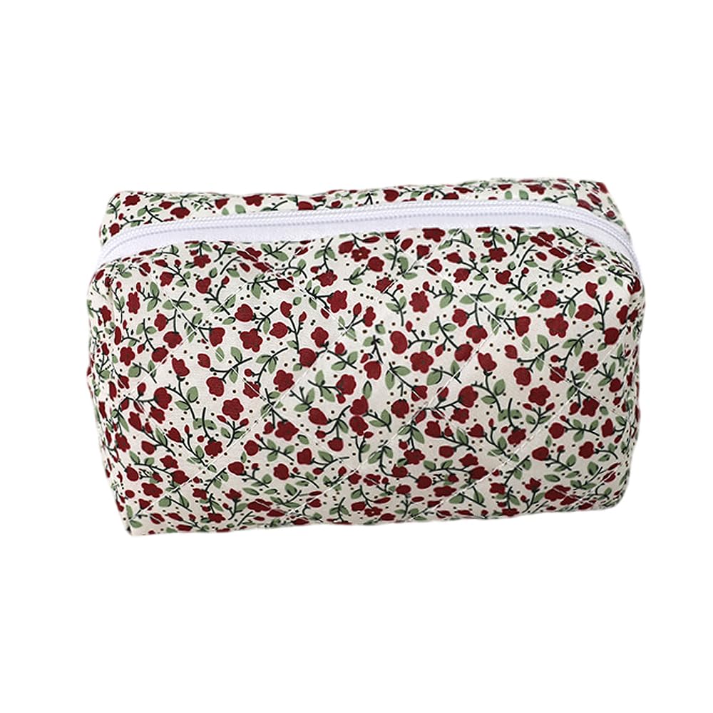 SSyang Pencil Case, Unisex Pencil Case, Cute Small Cartoon Bag Can Be Used As A Key Bag For Cosmetic Bag, 24 X 12 X 8 Cm (Red)