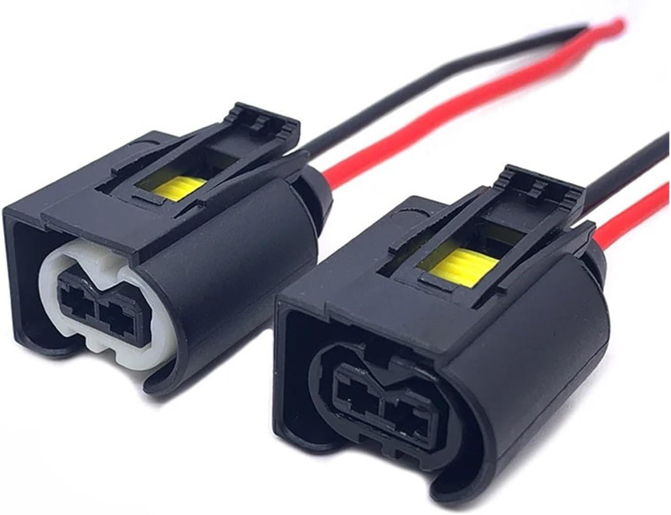 2 Pin Auto Ignition Coil High Voltage Package Plug Waterproof Electronic Connector With Cable 50290937 9441292(Color:2Pin White,Size:20 Pcs)