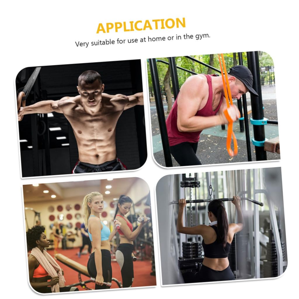 TOYANDONA Agarres para Poleas de Gimnasio, 2 Piezas, Acero y TPR, para Tríceps y Espalda, Fáciles de Instalar, Uso en Casa o Gimnasio