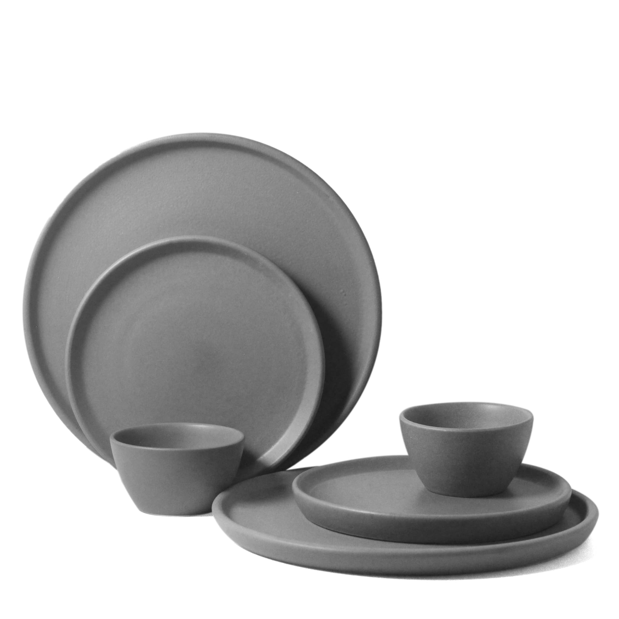 Koralkari Ceramic 6 Pieces Dinner Set | Couples' Set for 2 | 2