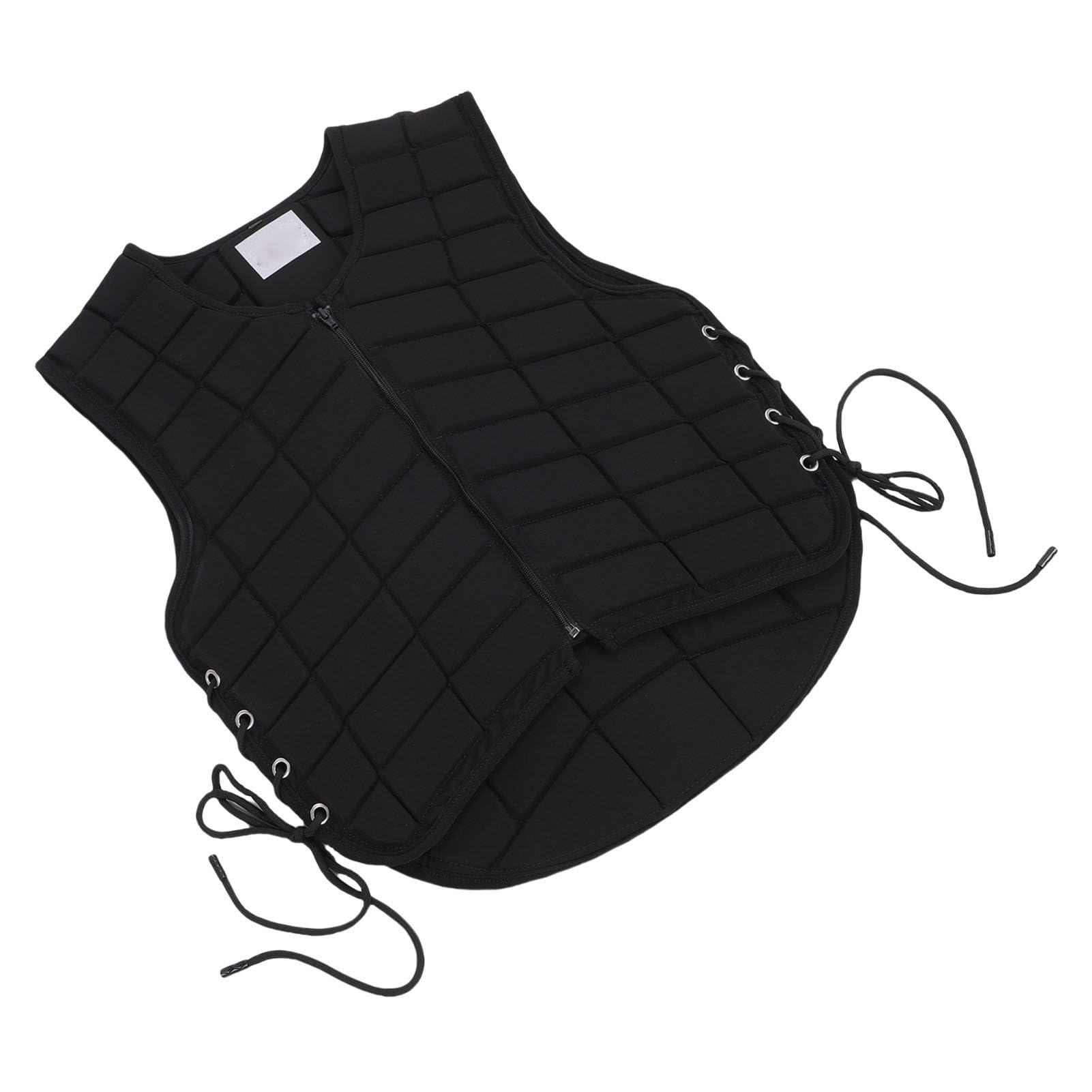 Brrnoo Gilet Professionale Equestre con Zip e Imbottitura Estesa per
