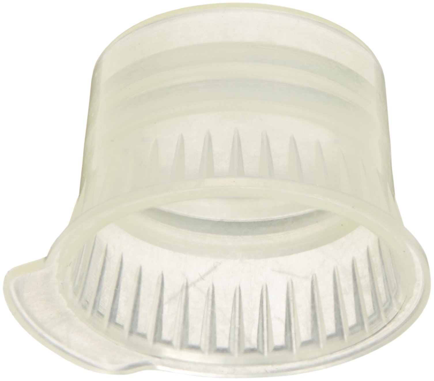 PlatinumCode 88029Y 10mm Cap for 10mm Vacuum and Glass Tubes, Yellow (Bag of 1000)