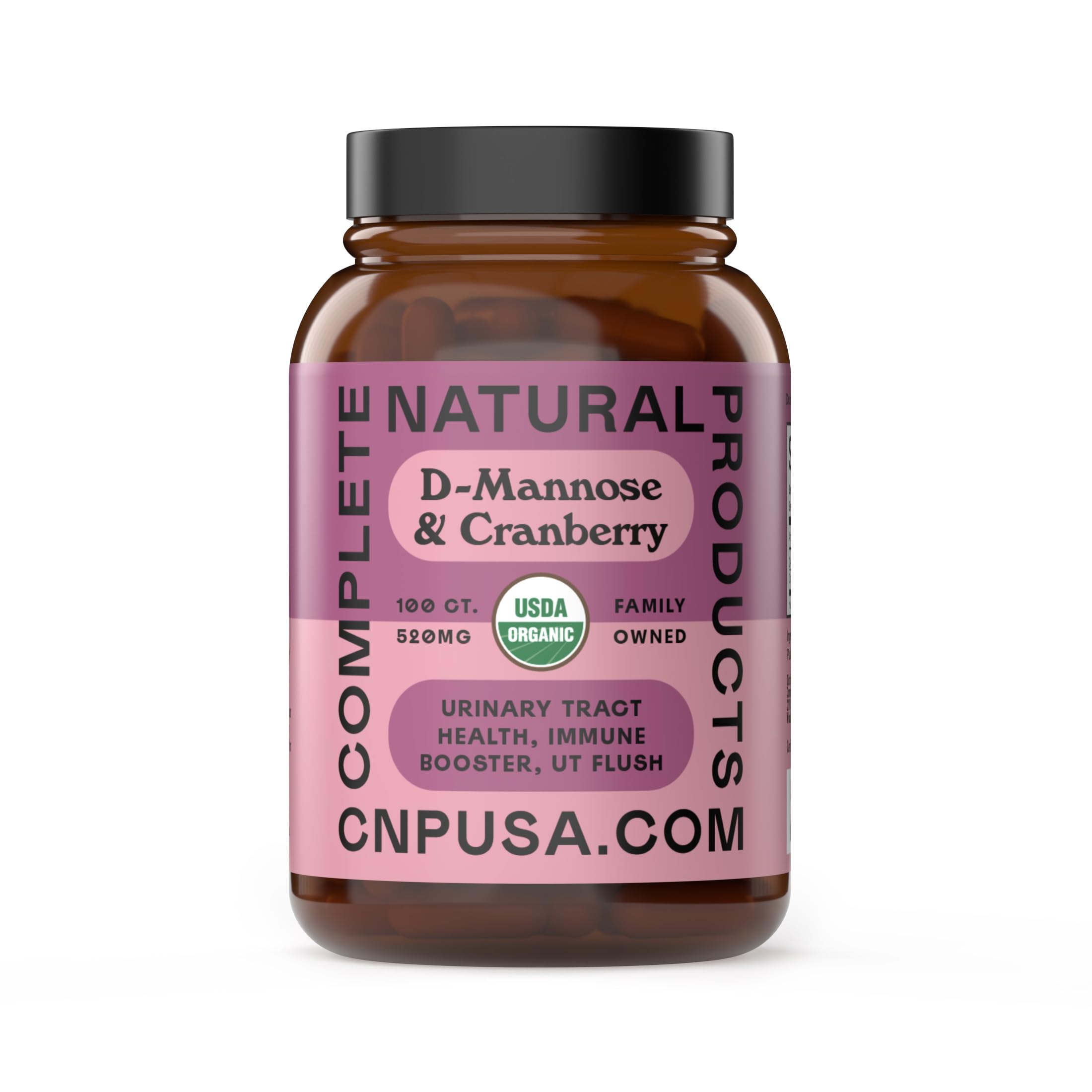 CNP | D Mannose Cranberry Capsules 520mg - UT Support, Bladder Health Aid