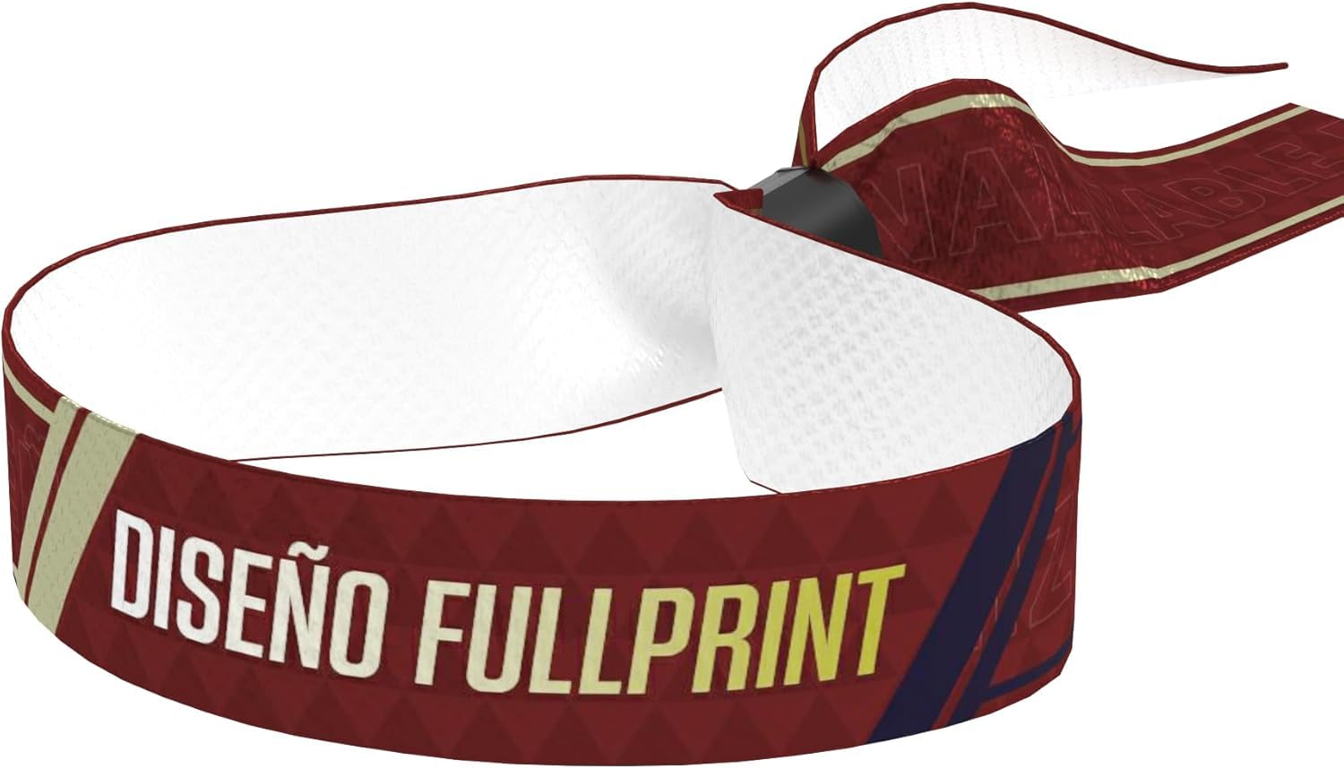 Pulseras Personalizadas de Tela para Eventos, Festivales, Fiestas, Identificación VIP - Fabricación Española