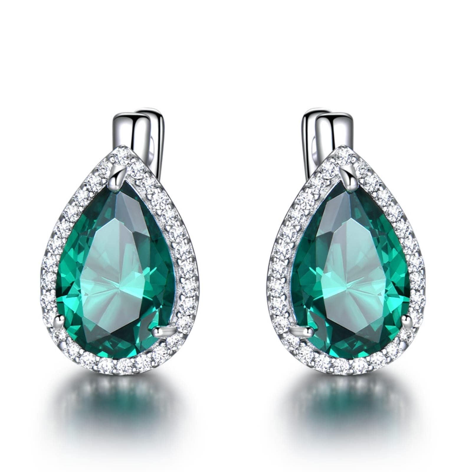 Orecchn n Argento Sterlng 925 Con Ctrno A Cuscno Gemma Naturale