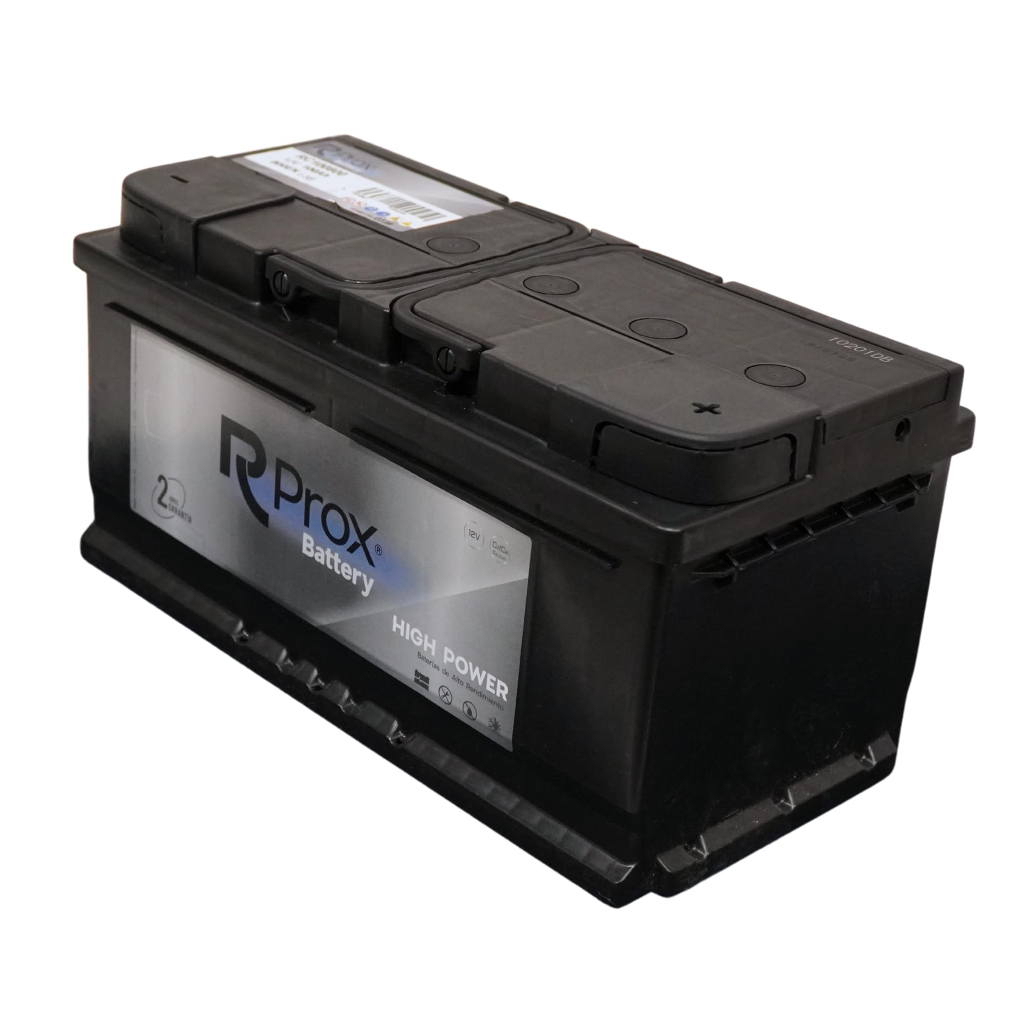 Batería de coche 100Ah 800 Amp + 20% de Potencia de Arranque. 24 Meses de Garantía. Primer Fabricante Lider Europeo. Medidas: 352 X 175 X 190. Borne Positivo Derecha.