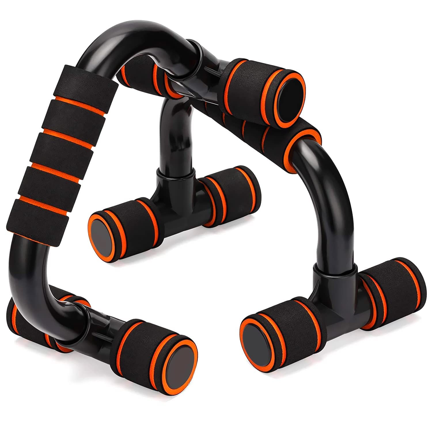 Push Up Bar Stand For Gym & Home Exercise (Orange)-image-9