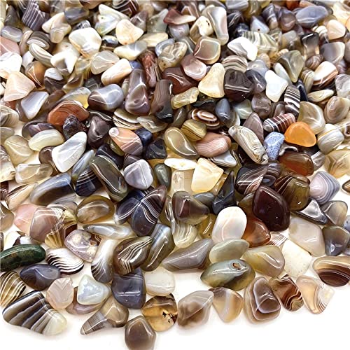 Ghiaia di Cristallo di Pietra di Agata Grigia Naturale da 50 g for Pietra Decorativa for Acquario Raccolta domiciliare