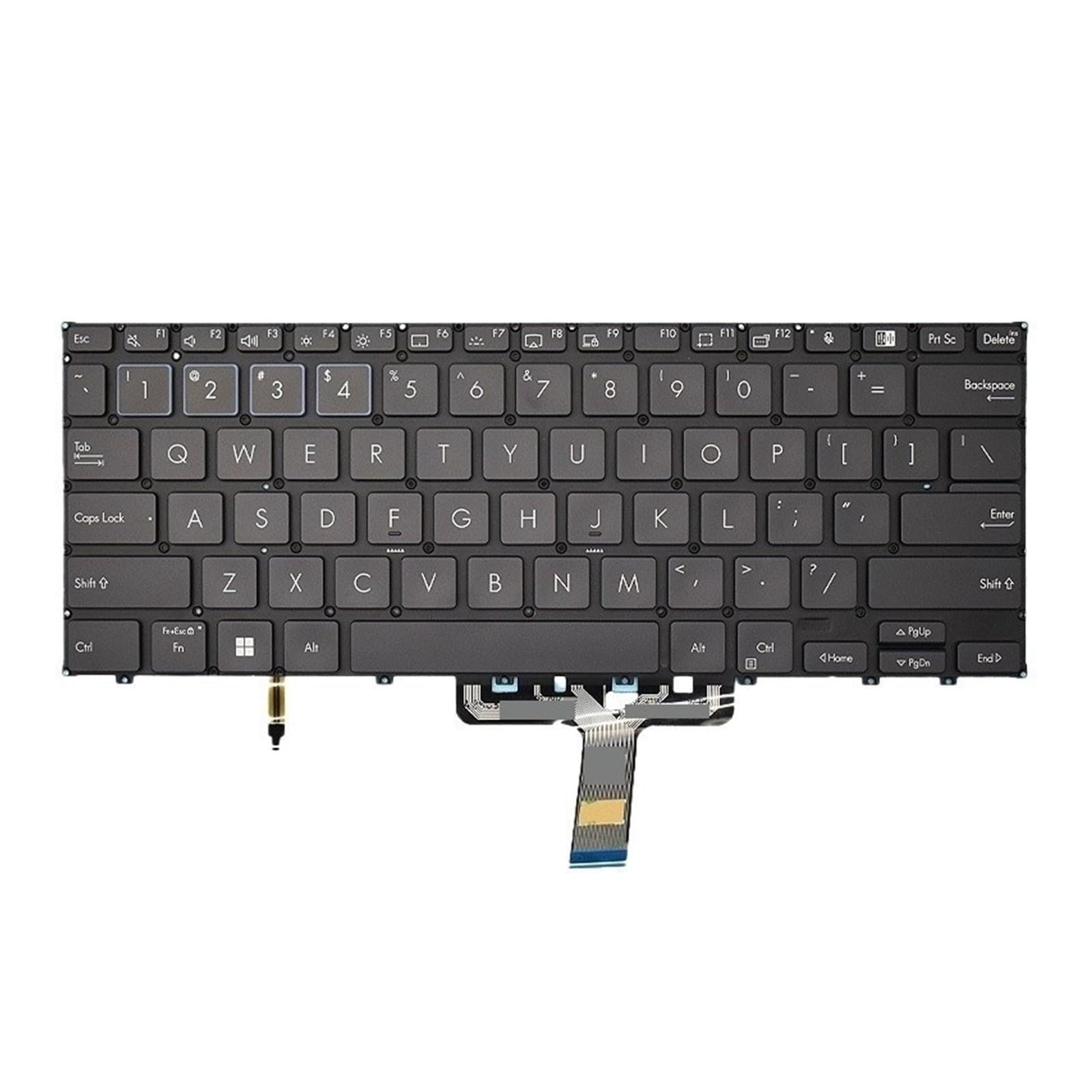 Tastiera portatile americana/spagnola, compatibile con Asus