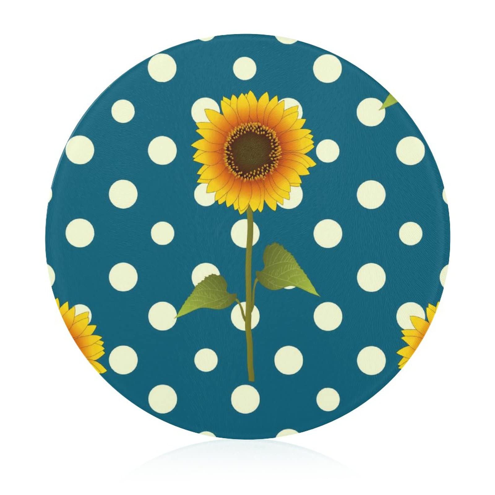 Planche à découper en verre Tournesol 20 cm : fini les rayures et odeurs