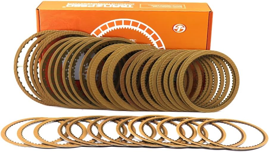 TRANSPEED 09G TF60-SN Auto Transmission Clutch Plate Kit, Friction Plates Compatible With Au-di V-W Golf Passat Toura