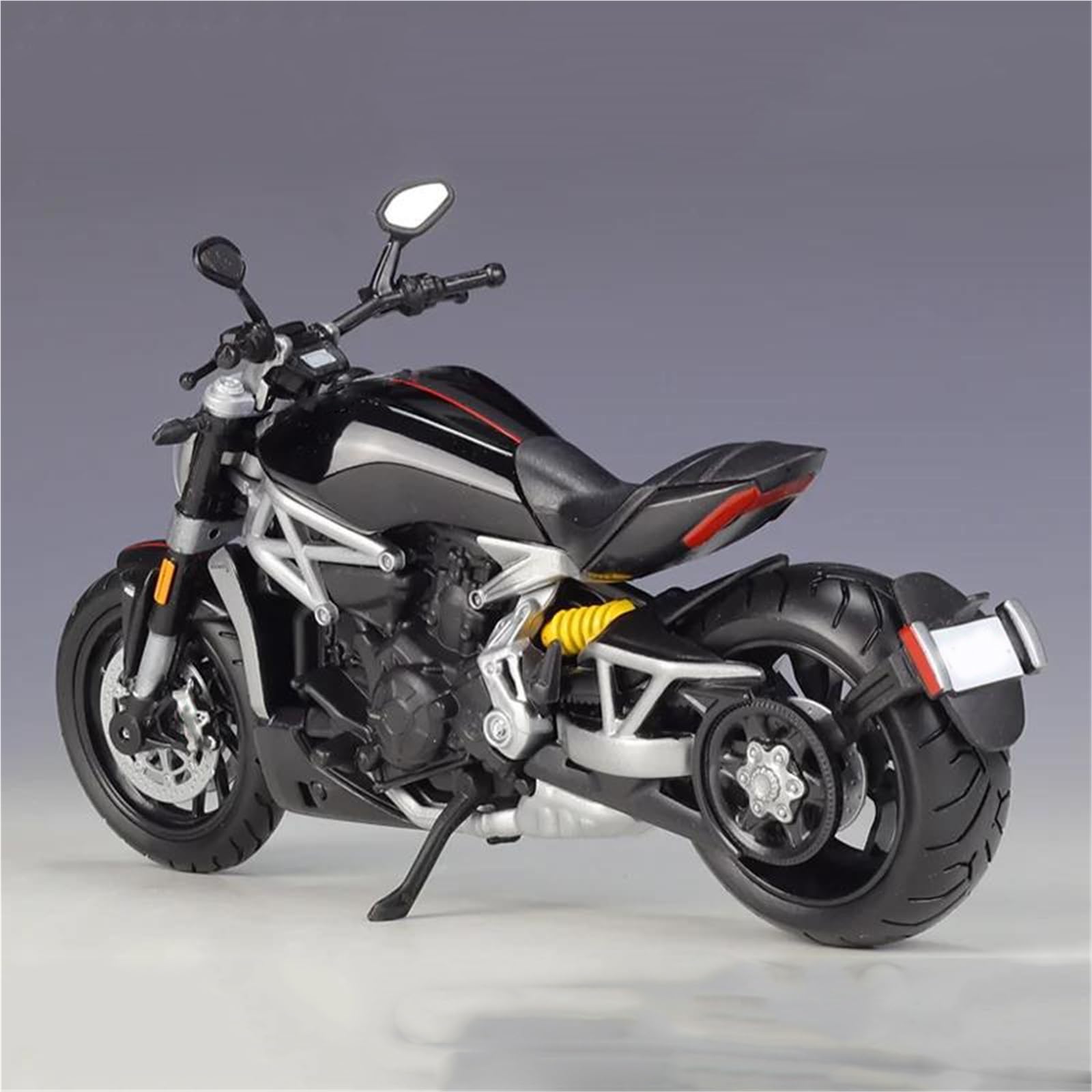 Modelo a Escala de Moto Moto De Juguete En Miniatura 1:12 para Ducati X Diavel S, Versión para Ensamblar, Modelo Motocicleta Aleación, Metal Fundido A Presión, Regalo