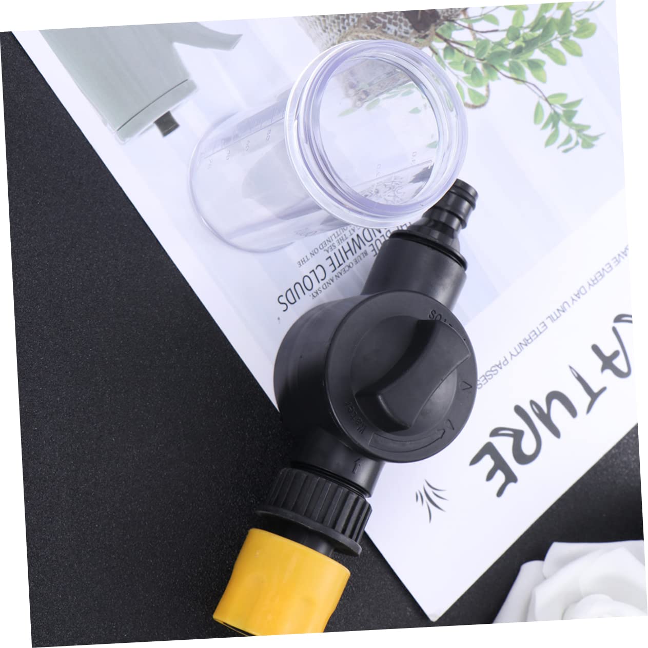 Set di 6 pezzi per lavaggio auto ad alta pressione – Kit di pulizia Clete con dispenser di sapone, accessori idropulitrice, pneumatici per la cura del veicolo per una pulizia efficiente dell'auto