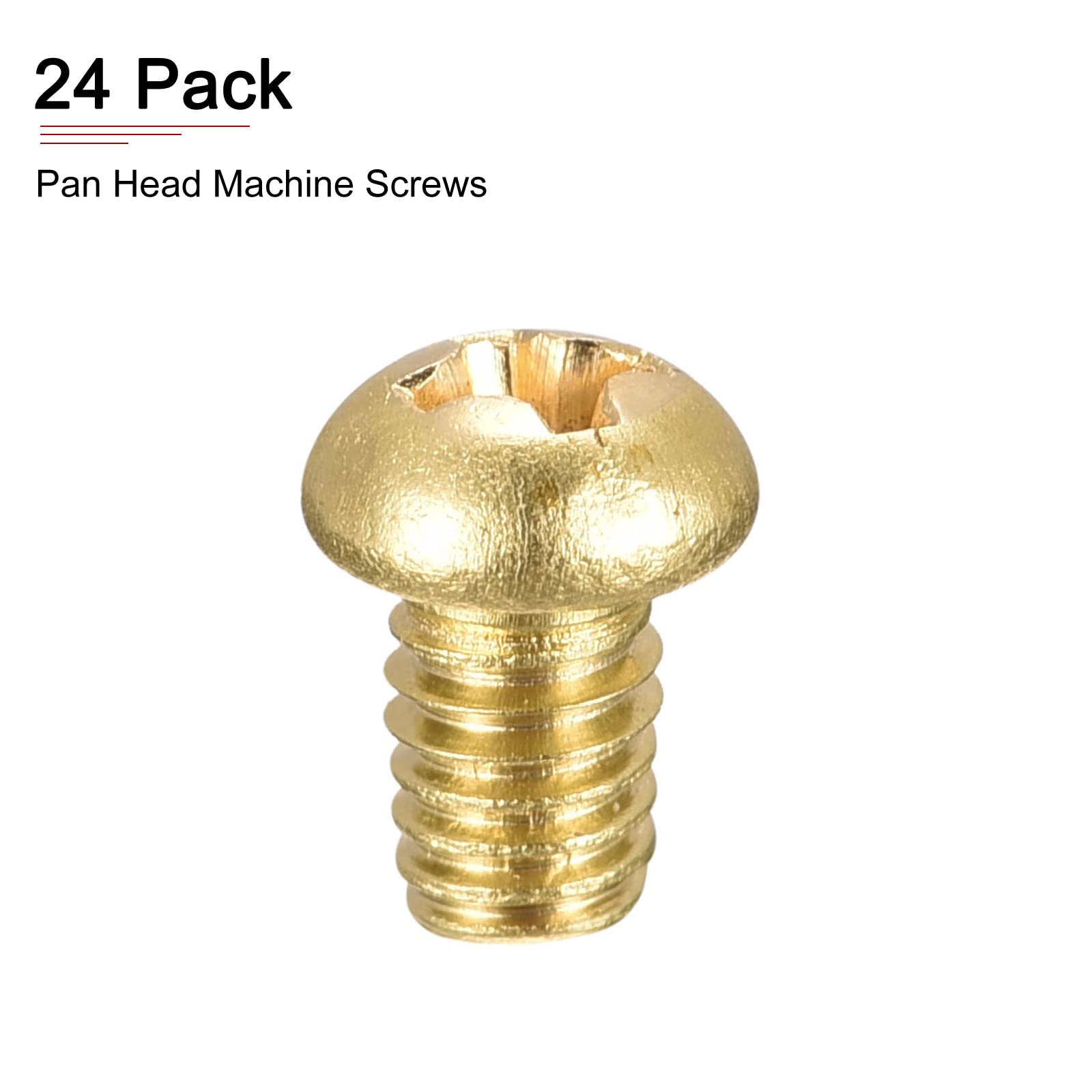 Vite A Macchina Vite A Croce A Testa Tonda In Ottone M4, Bullone A - Foto 10