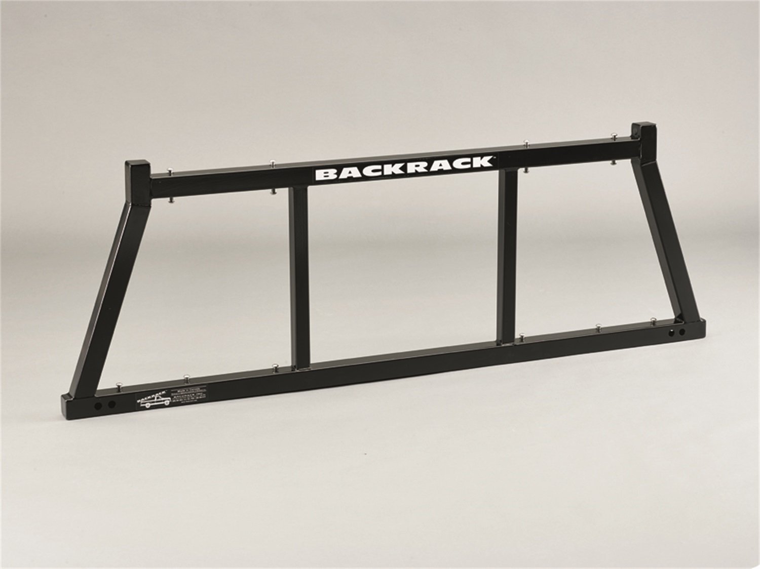 RealTruck Backrack Open Rack Frame Only | Black, No Drill | 14900 | Fits 2019-2025 Chevrolet/GMC Silverado/Sierra 1500; 2008-2019 & 2022-2025 Toyota Tundra; 2004-2025 Ford F-150 & Others