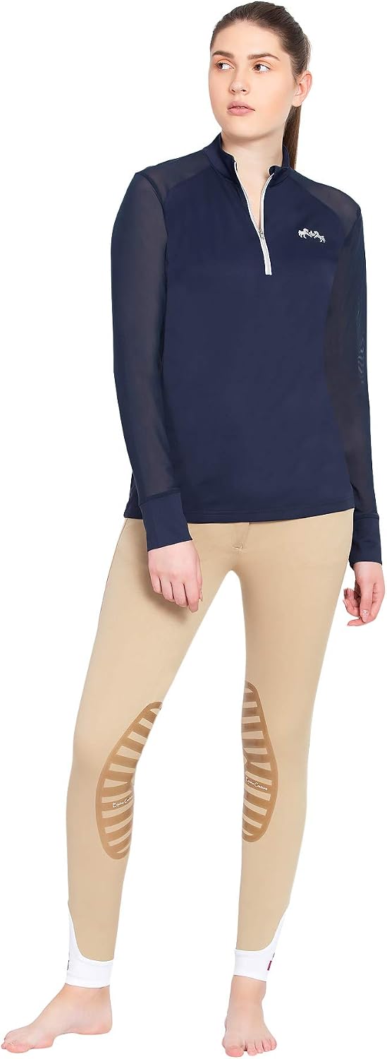Equine Couture Ladies Erna EquiCool Long Sleeve Sport Shirt | Ladies Horse Riding Equestrian Sport Shirt
