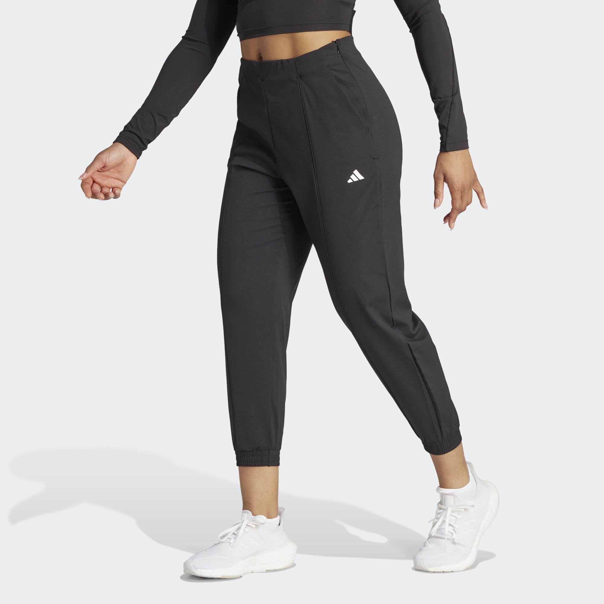 Adidas Damen Hose Aeroready Train Essentials Minimal Branding Woven Pants