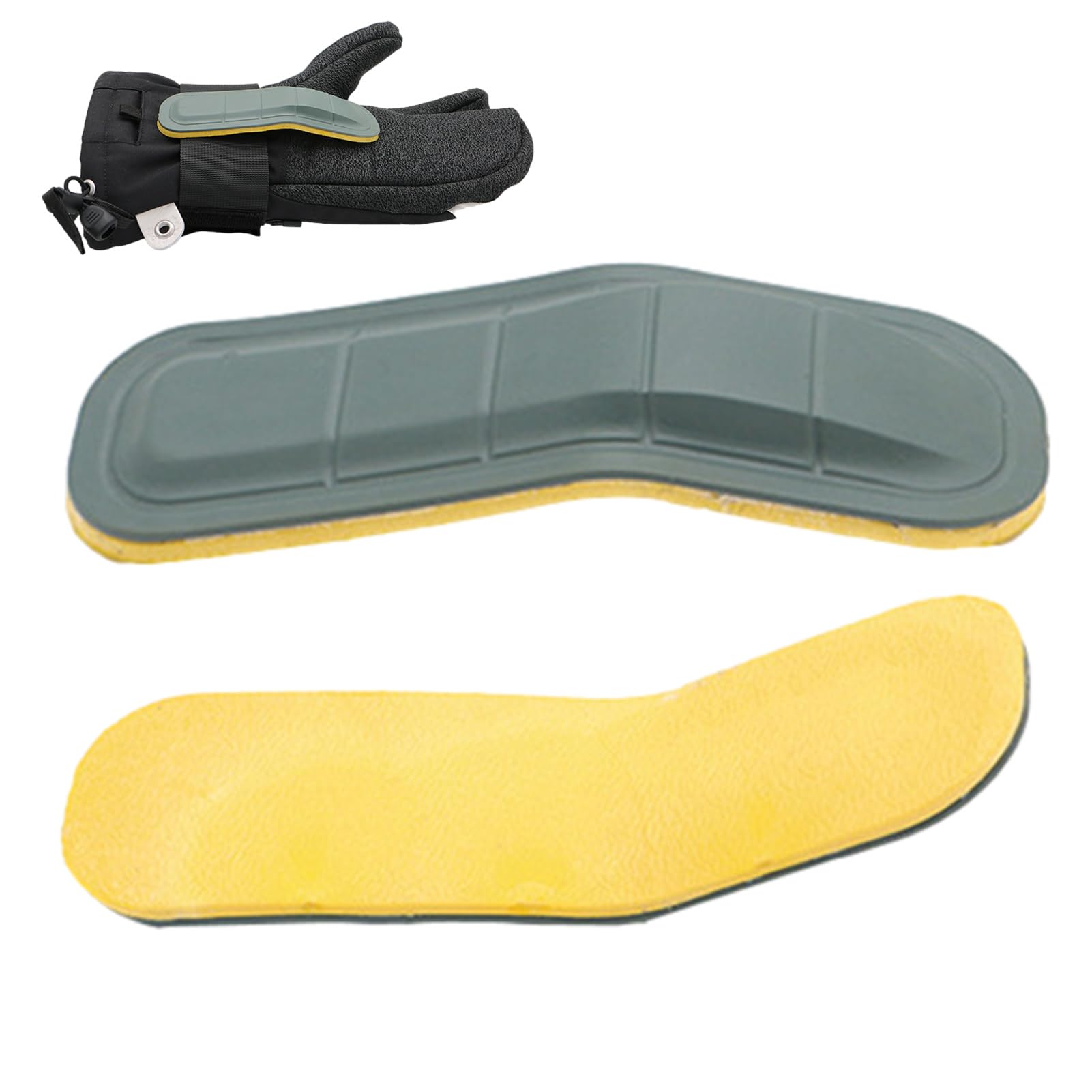 awakentti Polsiere per skateboard, sotto il guanto, per ridurre l'impatto durante le cadute, protezione migliorata, protezione per il polso, per sci, snowboard, pattinaggio, skateboard (1 paio)