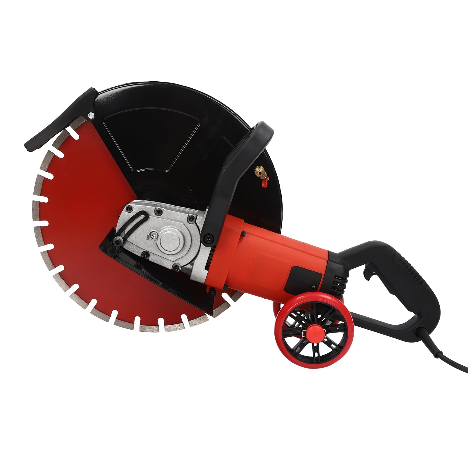 Sega per calcestruzzo, 4000 W, fresa da parete, 3000 giri/min, con lama diamantata da 410 mm e disco rotante, per calcestruzzo, pietra, granito