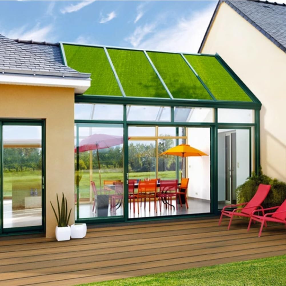 Artificial Grass Turf Rug 1x10m Roll - 20mm Thick Fake Grass Carpet for Patio, Garden, Balcony, School & Outdoor Use (Size: 1x3m)