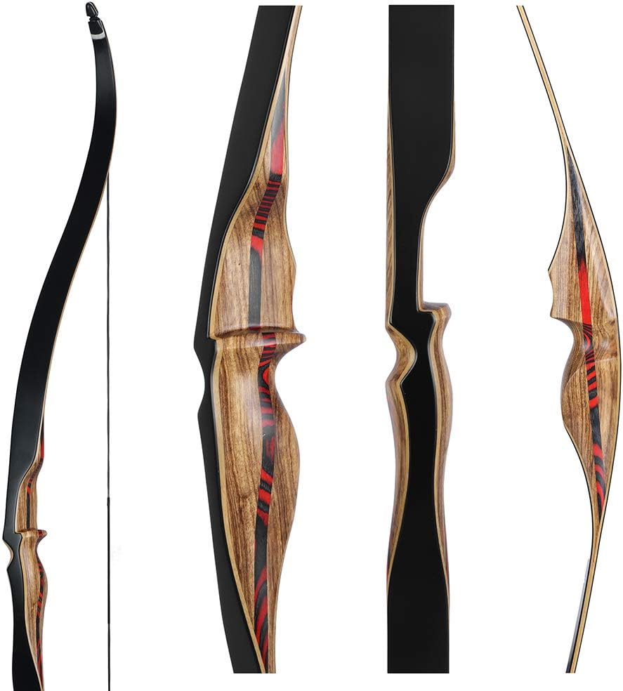 OEELINE Airobow One Piece Recurve Bow 54in Professional Hunting Longbow Right and Left Hand Draw Weights in 30-50 lbs : Sports & Outdoors