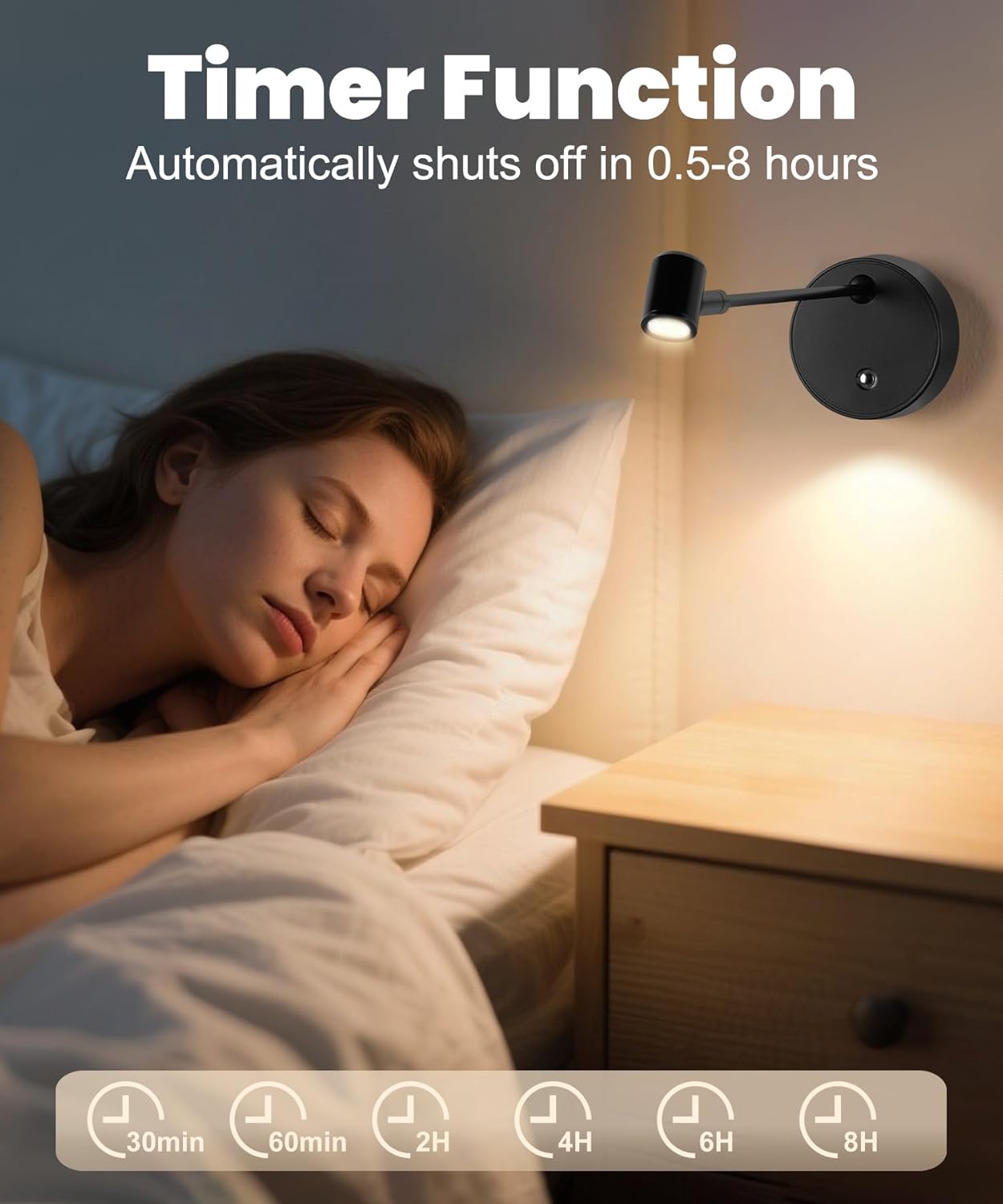 Magnetic Picture Light for Wall,Battery Operated 3 Color LED Art Lighting for Paintings, Wireless Rechargeable Dimmable Poster Lights,Remote Control Gallery Light with Timer, Black (2 Pack)