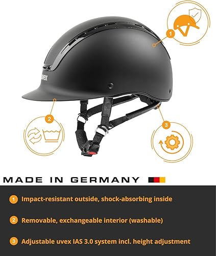 Miniatura 6 de uvex suxxeed Active Horse Riding Helmet for Women & Men - Adjustable & Excellent Ventilated Helmet