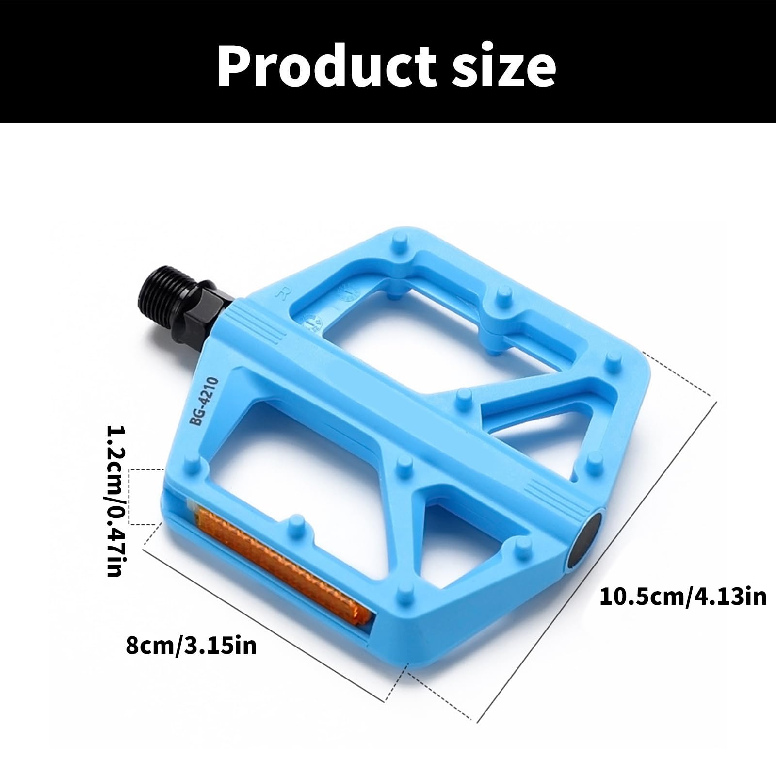 Pedali antiscivolo con cuscinetti durevoli da 2 pacchi Pedali professionali per bici da per mountain bike e ciclismo Cuscinetto sigillato