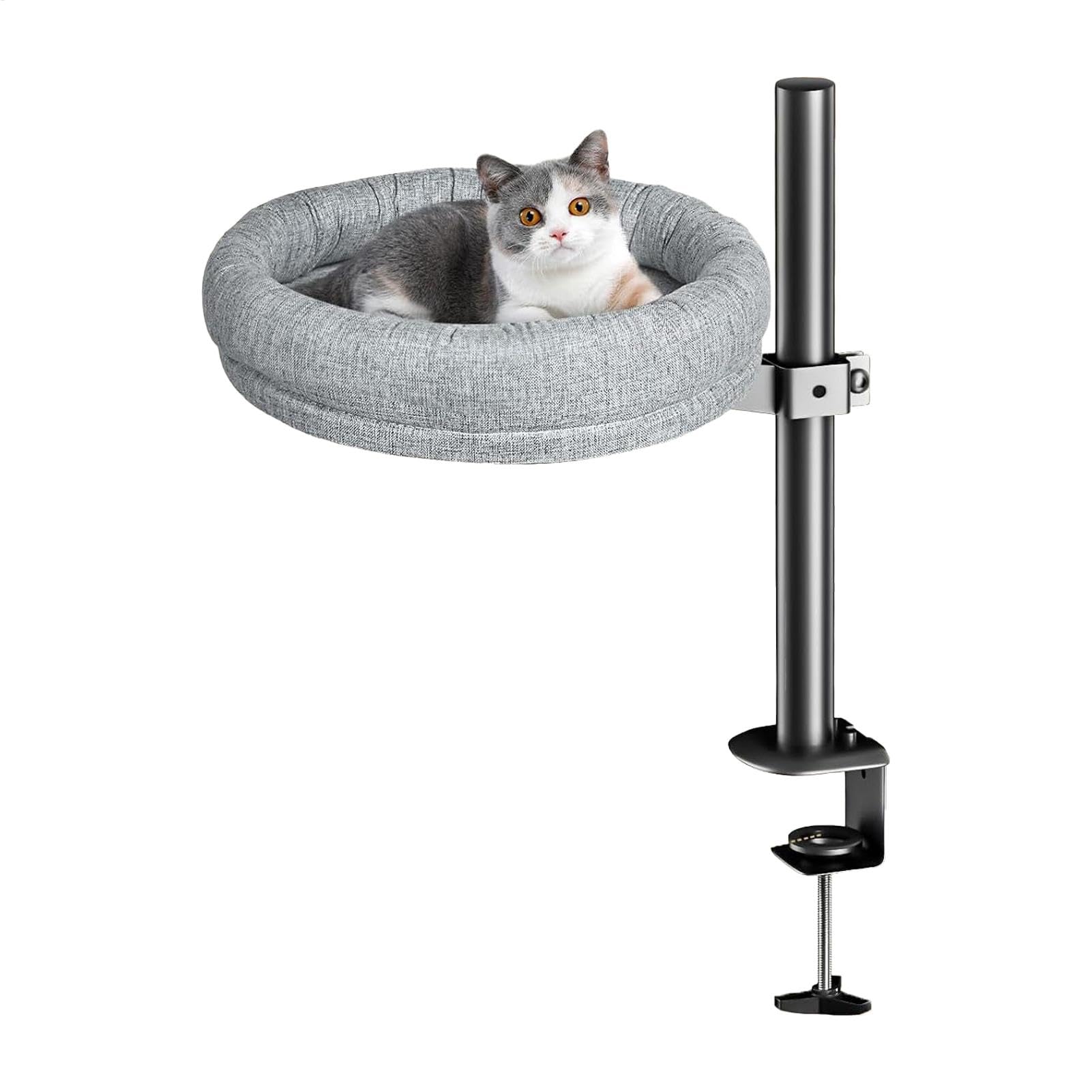 Pince de lit pour chat pour libérer l'espace de votre bureau de travail