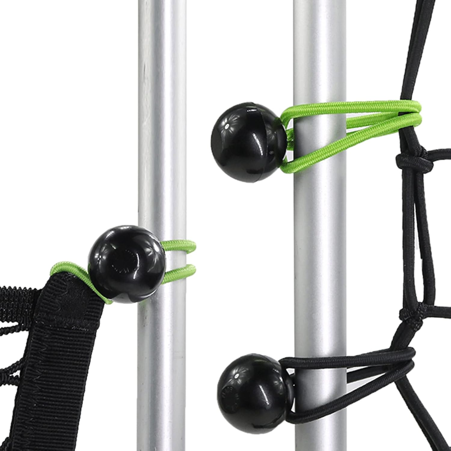 20 Pcs Bungee Cords Bungee Ball With 20Pcs Tarp Clips Long Loop Regular Ball Bungees Tie-down Bungie Cord Pack with Balls - Image 4