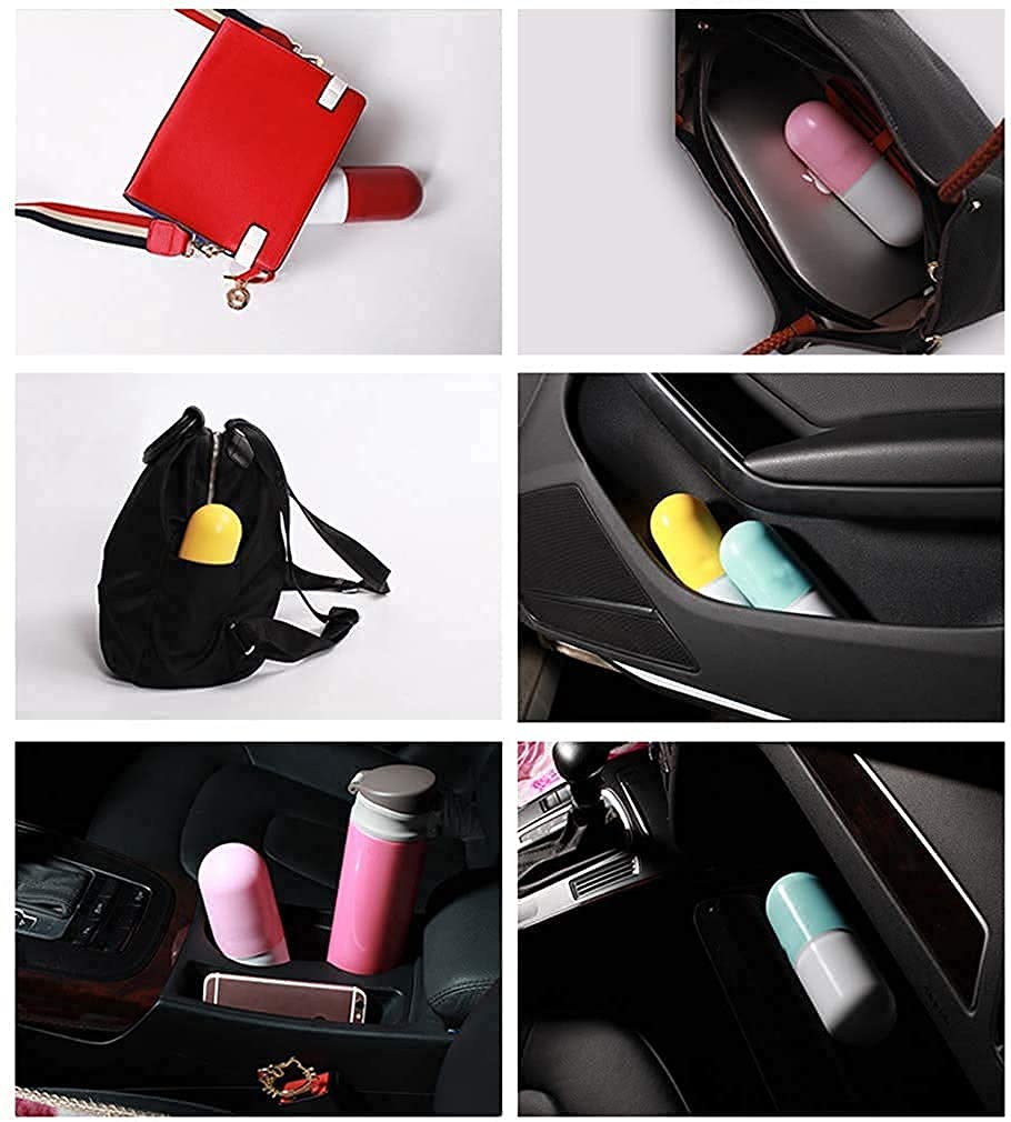 Red-Rubby Foldable Mini Cute and Small Capsule Design Umbrella with Capsule Case, Ultra Lightweight Mini Foldable Capsule Umbrella (Multicolor) 1