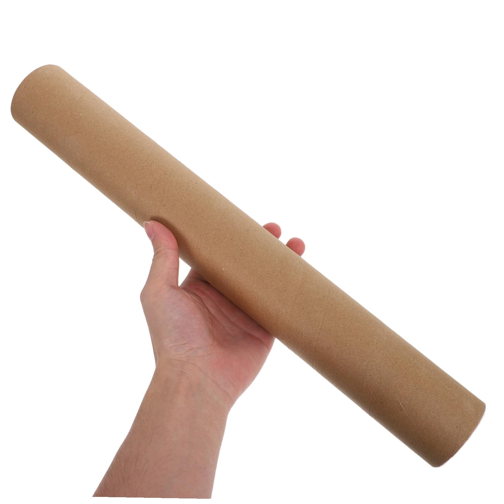 POPETPOP 10 Sztuk Kraft Do Wysyłki Wędki Okrągłe Tekturowe Pocztowe Kraft Tektura Papierowe Pocztowe Do Wysyłki Plakatów Jasnobrązowe