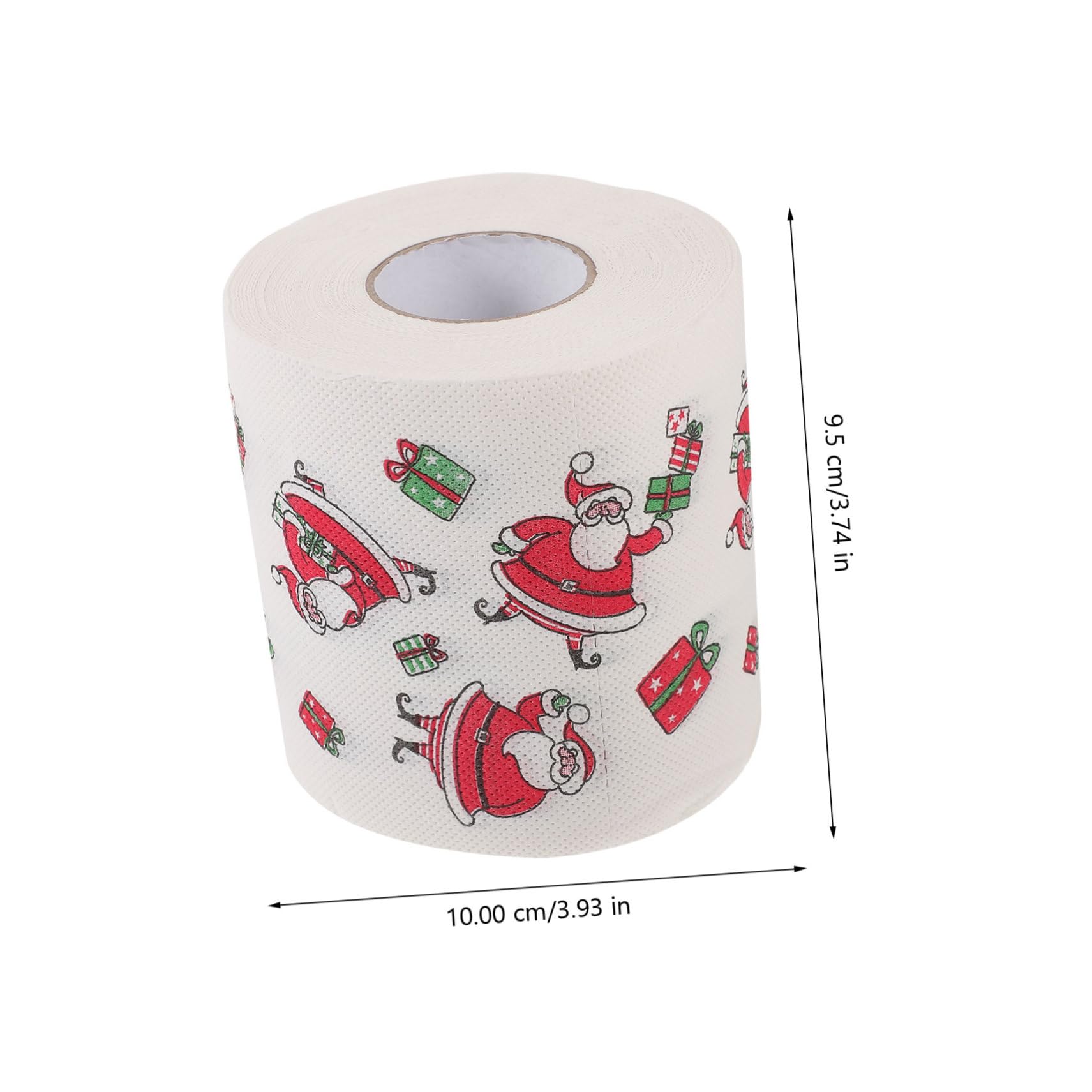 minkissy 5 Rotoli Tovaglioli di Carta per Feste Natalizie Tovaglioli Usa e Getta in Carta Doppia Spessore Motivi Natalizi per Natale e Feste Tema