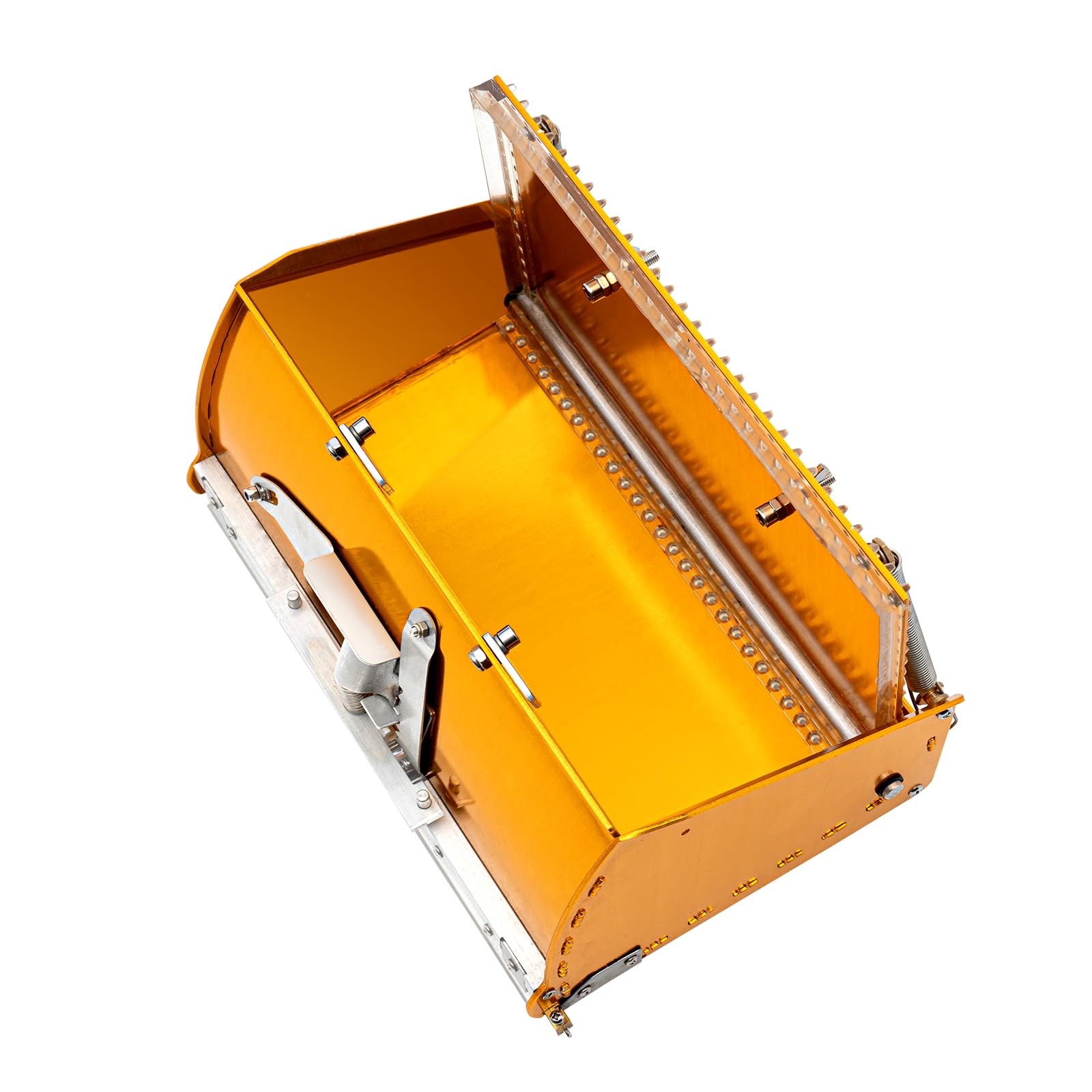 Caja de masilla para paneles de yeso ajustable 90-150 cm 5 niveles aleación de aluminio doble resorte mango antideslizante