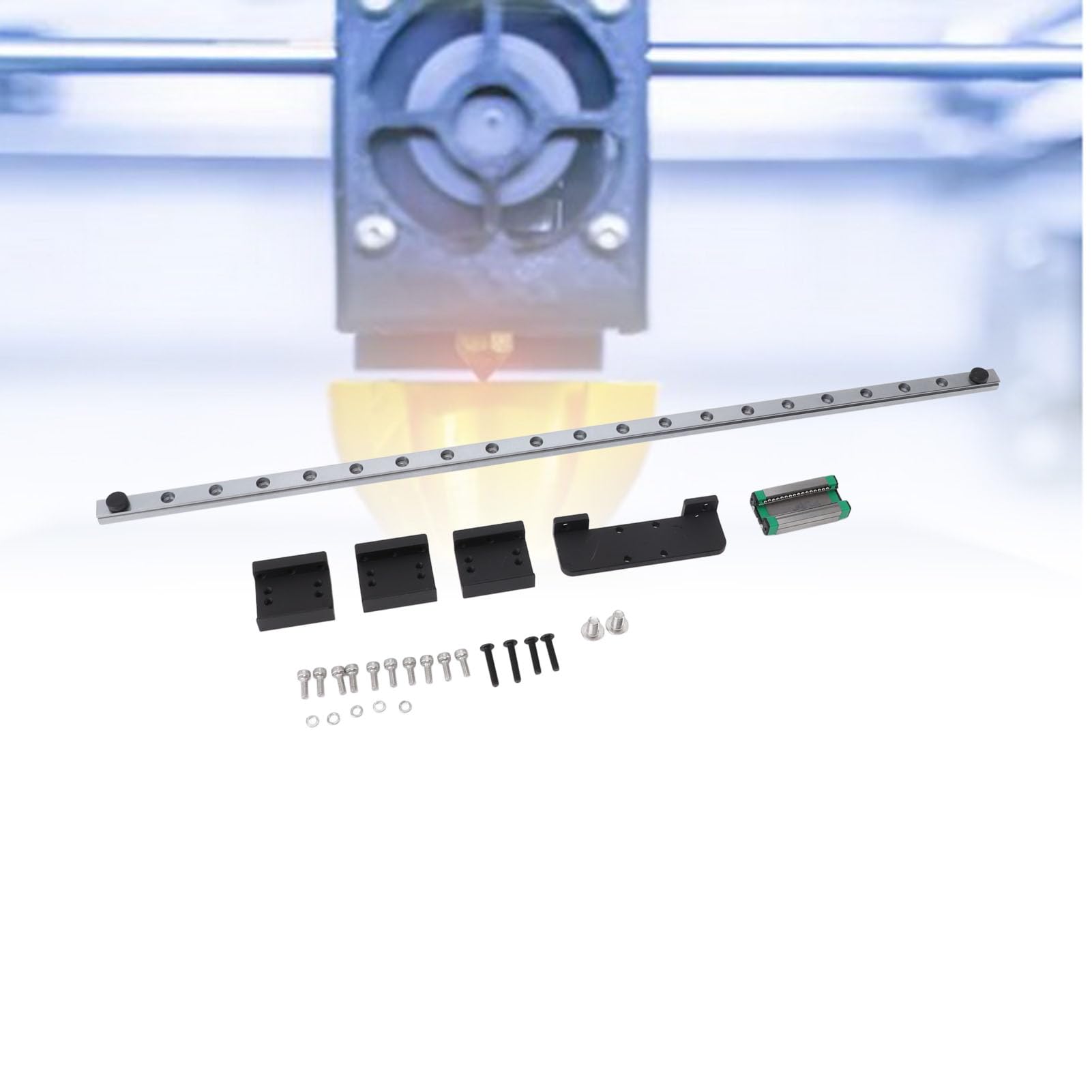 Srliya Lineares Schienenführungskit X Achsen Upgrade für Neptun 3 Plus 4 Plus 3D -Druckerzubehör