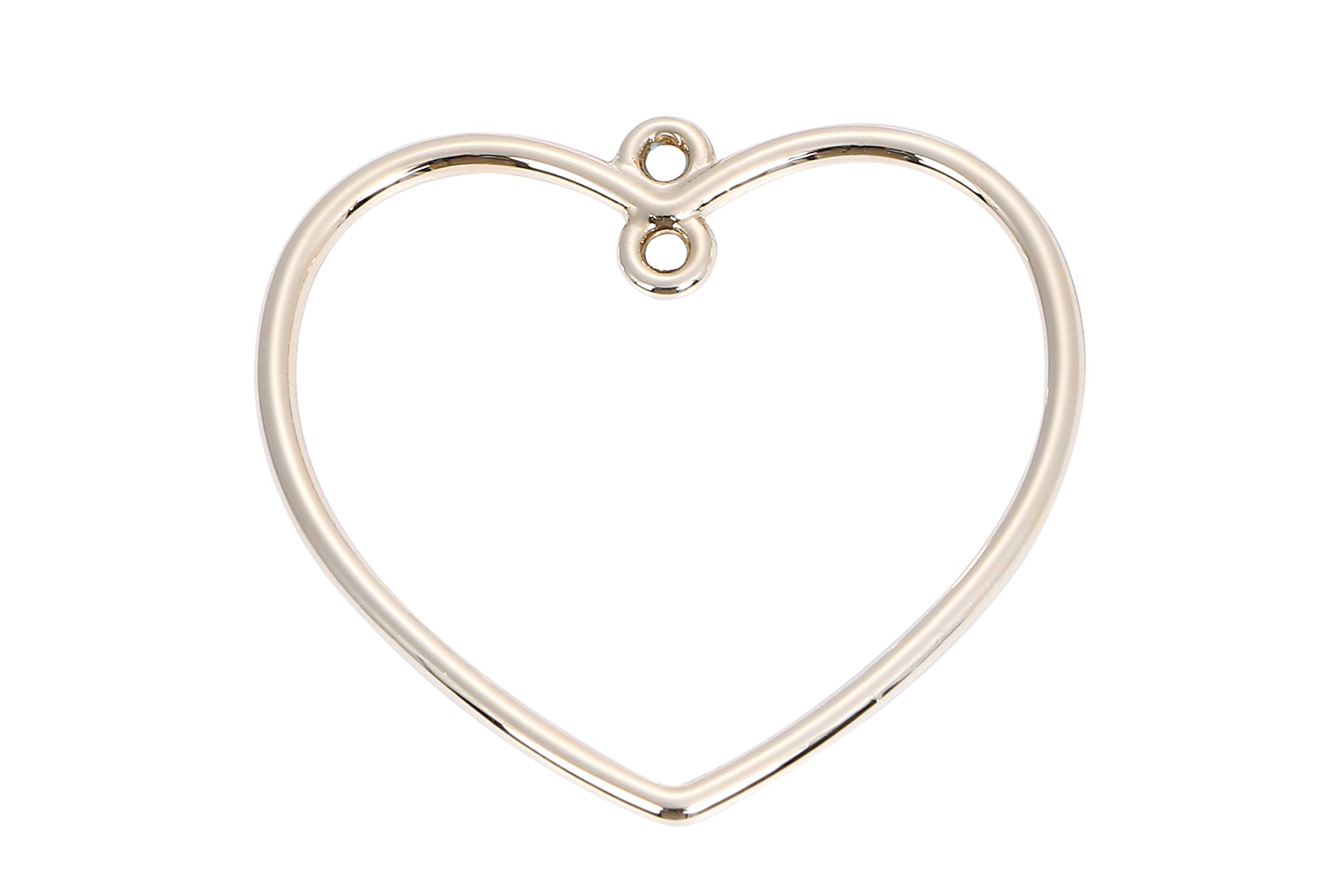 ハートフープパーツ 大中