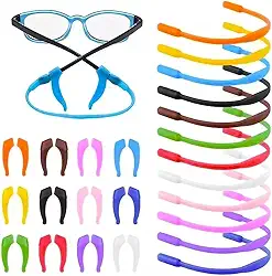 01 Cordão Cordinha Silicone Óculos Infantil Trava Gancho