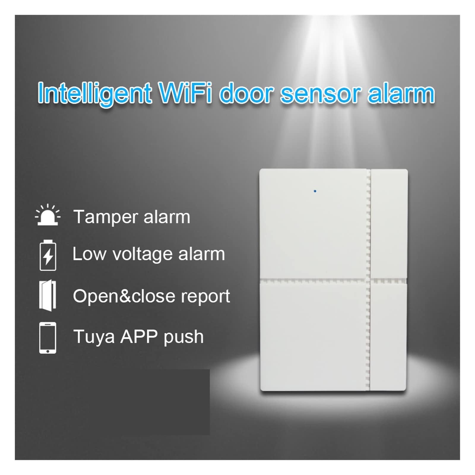 G30+G34 Tuya gsm 4G WiFi Inaldo inalámbrico Home ladrón Sistema de Alarma de Seguridad Detector de Gases Sensor de Puertas Accesorios de Sirena(G30-black)