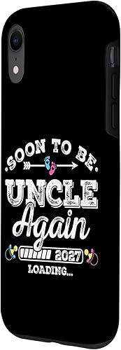 Miniatura 2 de Soon to Be Uncle Again 2027 Loading Pregnancy Announcement Case for iPhone XR