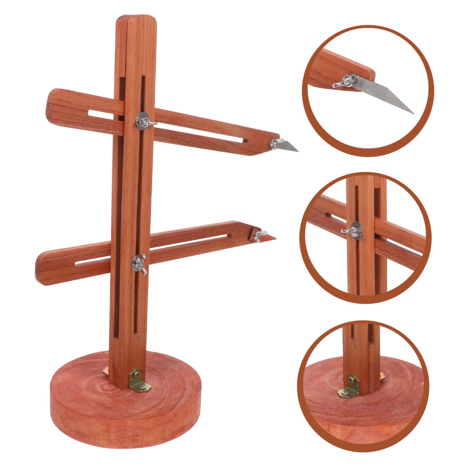 Angoily Jauge de Poterie Multifonction pour Tournage Argile Outil de Mesure Précis pour Alignement et Hauteur Adapté Aux Artistes Céramistes Débutants et Confirmés