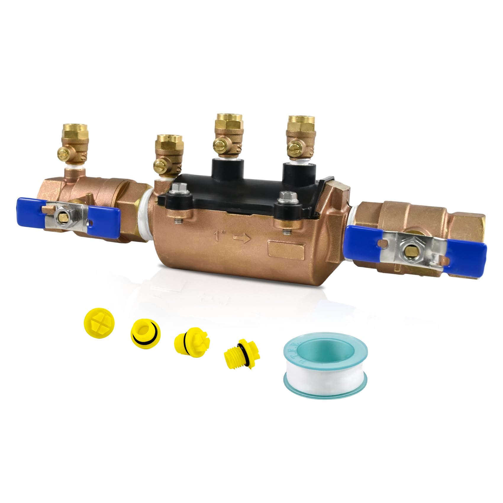 Photo 1 of Atdsetr 1-350 1 Inch Double Check Backflow Preventer, Backpressure & Backsiphonage Protection, for Irrigation Sprinkler Agricultural and Pipeline Systems